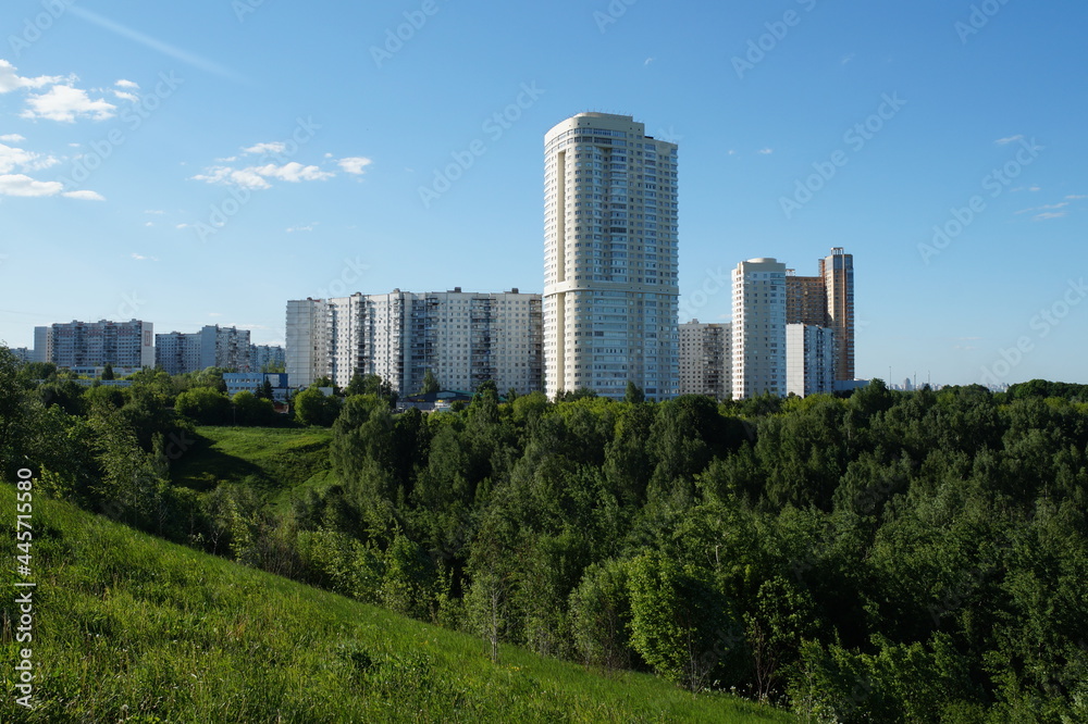 Obraz premium skyscrapers in the city