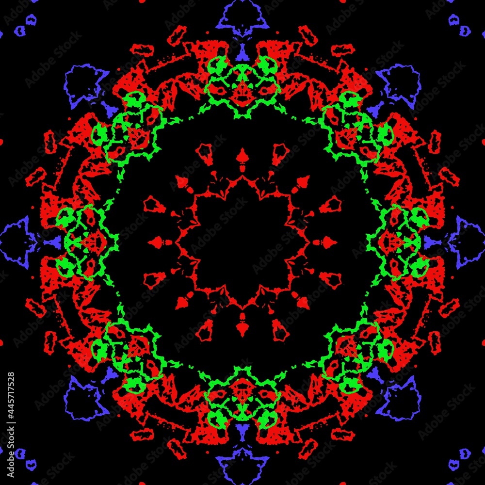 Colourful floral pattern illustration design. Colourful floral pattern illustration design.