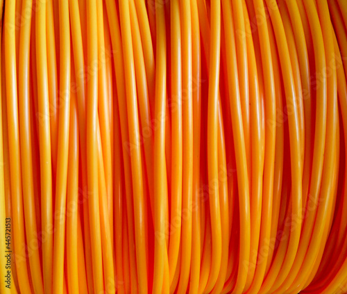 orange texture of parallel wires