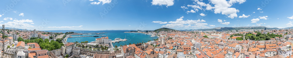 Panorama von Split, Kroatien.