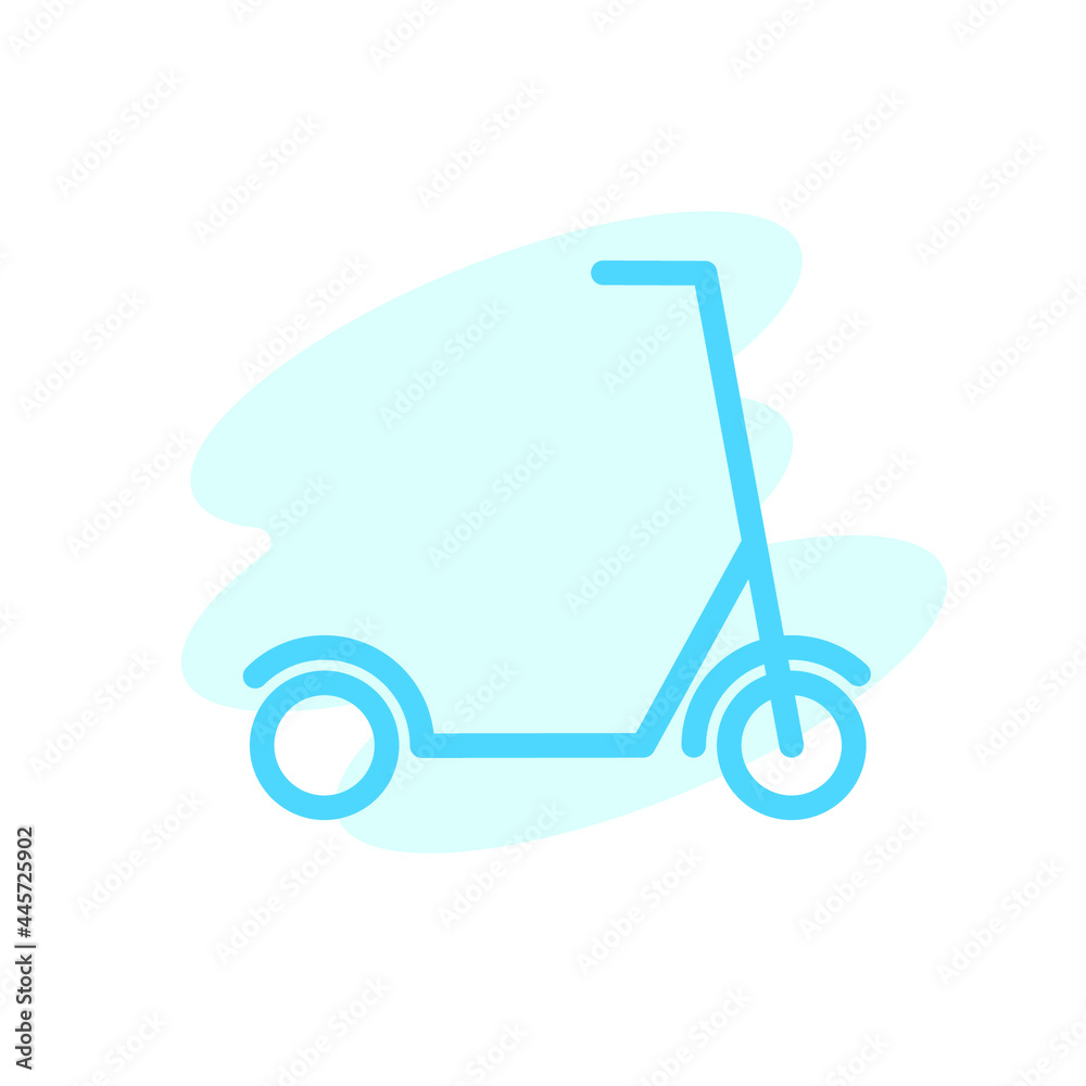 Illustration Vector Graphic of Scooter icon Illustration Vector Graphic of Scooter icon