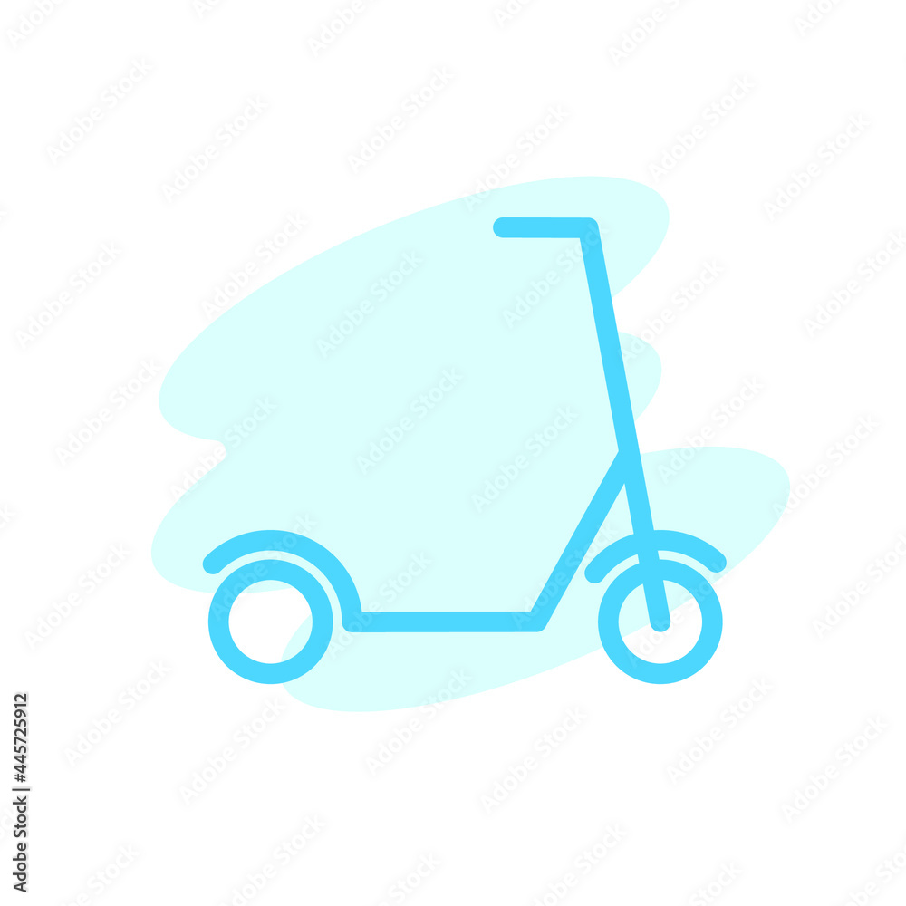 Illustration Vector Graphic of Scooter icon Illustration Vector Graphic of Scooter icon