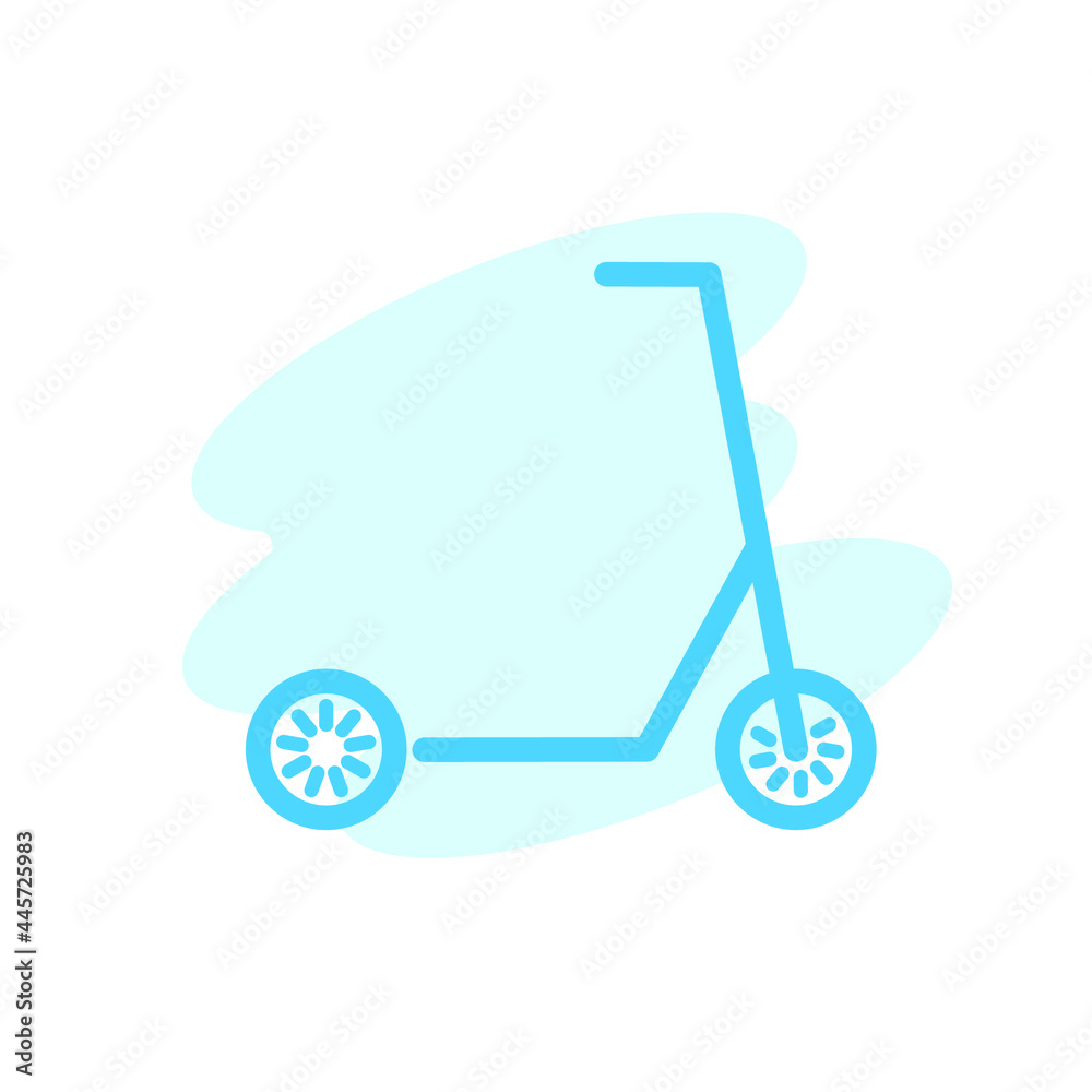 Illustration Vector Graphic of Scooter icon Illustration Vector Graphic of Scooter icon