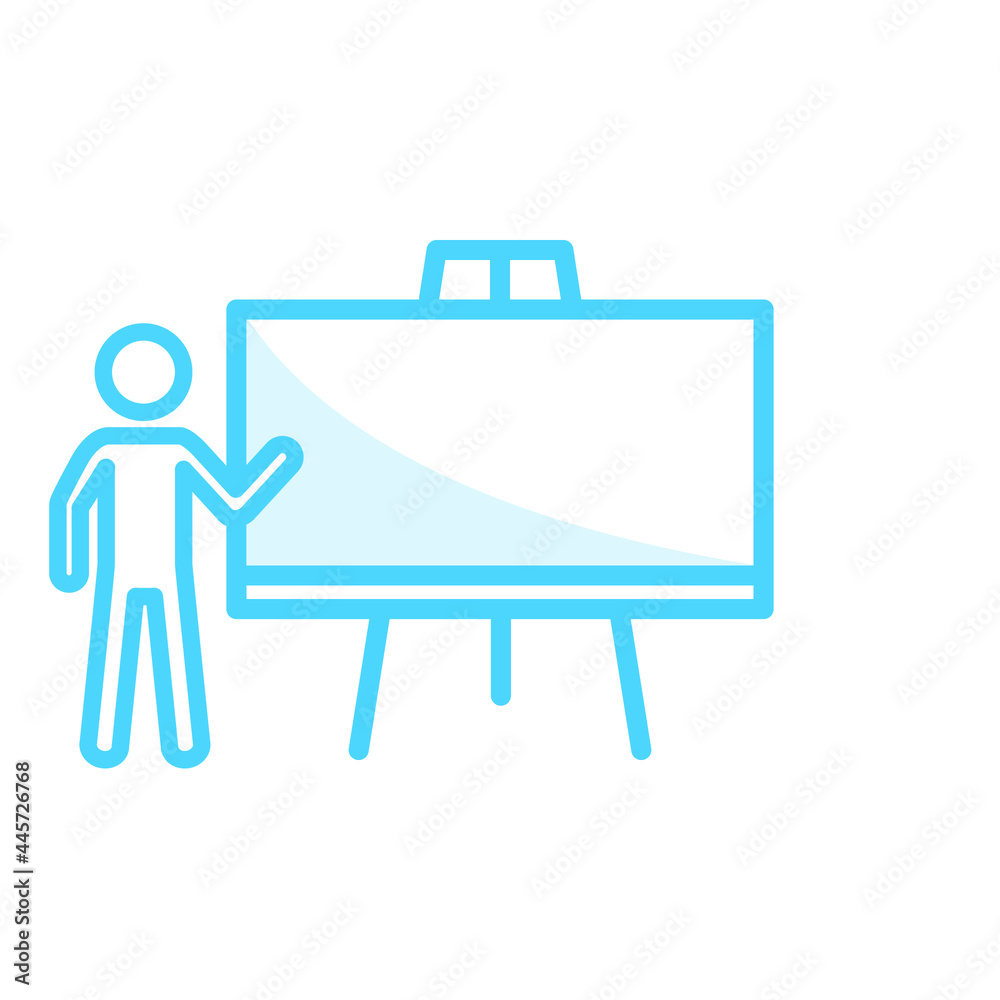 Illustration Vector Graphic of Whiteboard icon Illustration Vector Graphic of Whiteboard icon