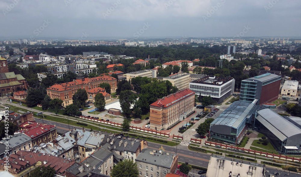 Naklejka premium kampus kraków , UE Kraków , ekonomik