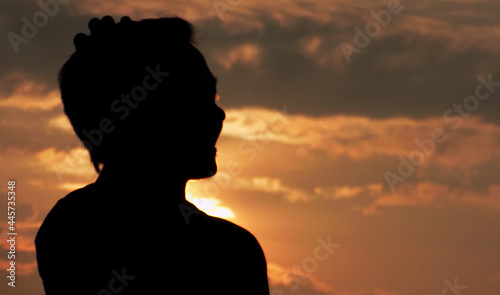 silhouette of a person