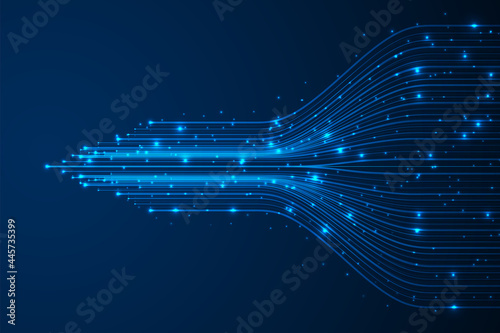 Technology background. Big data visualization concept