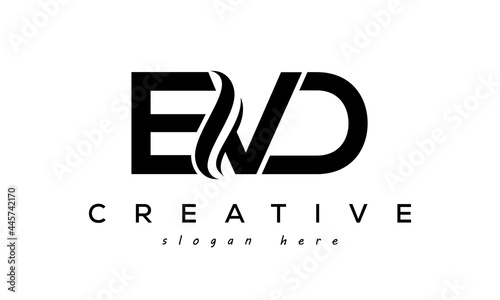 Letter EVD creative logo design vector	