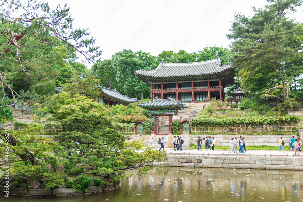 창덕궁 후원의 부용지와 주합루 규장각 창덕궁 후원의 부용지와 주합루 규장각
