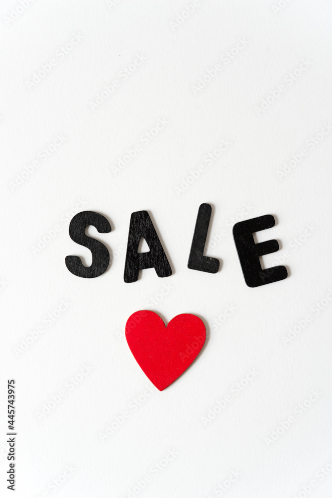 sale with a heart