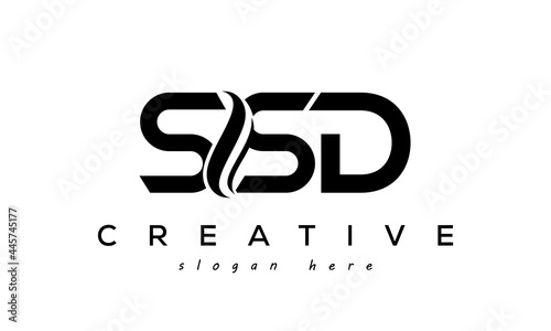 Letter SSD creative logo design vector	