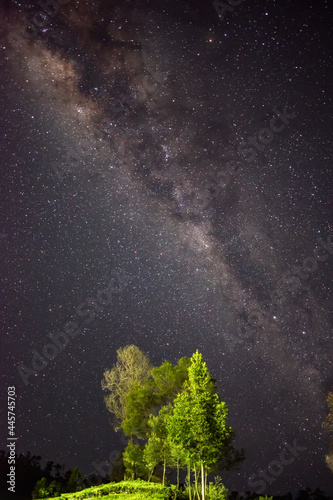 Obraz na płótnie stars in the night sky w salonie