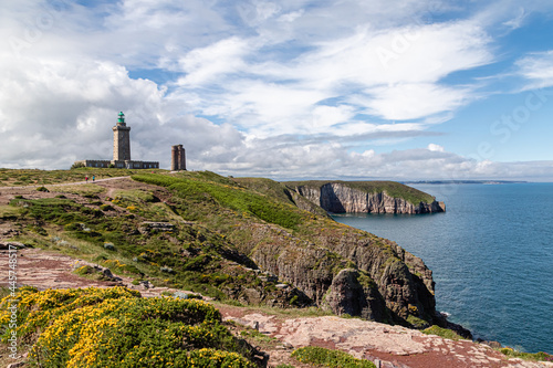 Obraz na plátně the lighthouse of Cap Frehel, in Brittany