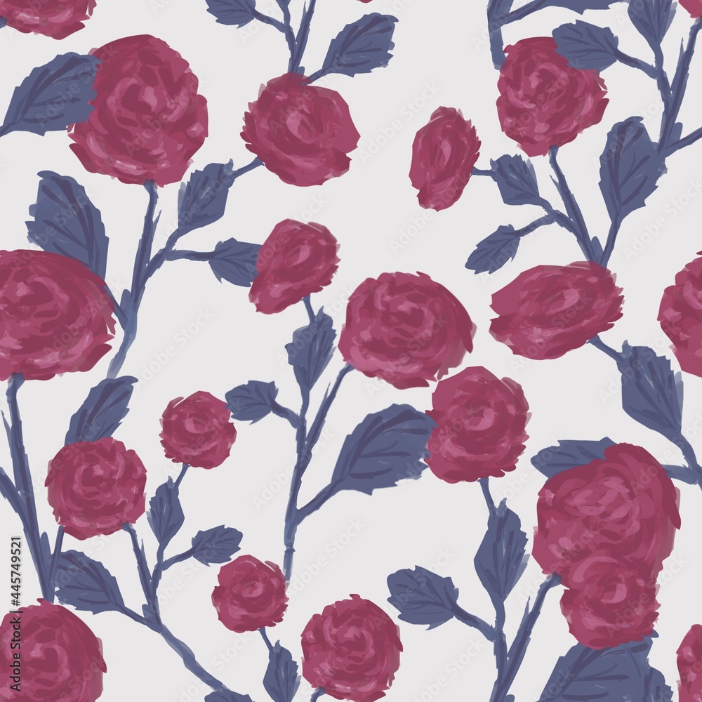 seamless pattern with roses seamless pattern with roses