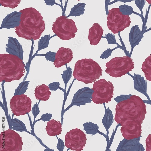 seamless pattern with roses