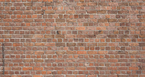 wide 4K red brick wall background