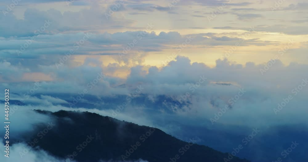 View Of The Cameron Highlands at Sunset Time in The Cameron Highlands, Malaysia View Of The Cameron Highlands at Sunset Time in The Cameron Highlands, Malaysia