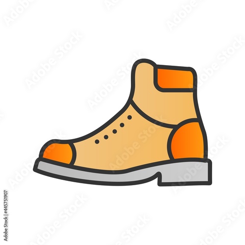 Timberland Filled Gradient Vector Icon Design