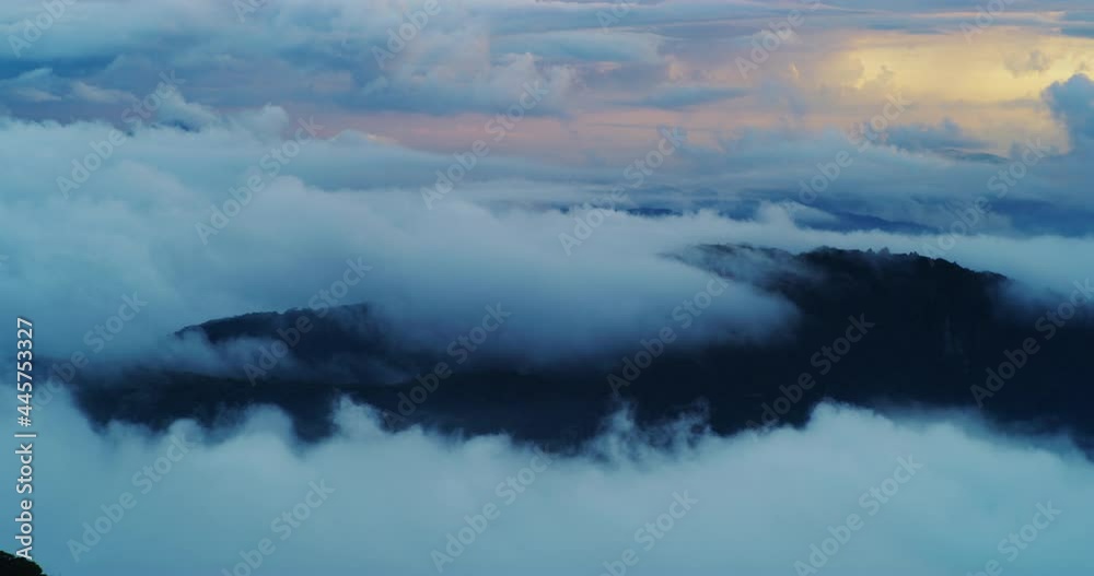 View Of The Cameron Highlands at Sunset Time in The Cameron Highlands, Malaysia View Of The Cameron Highlands at Sunset Time in The Cameron Highlands, Malaysia