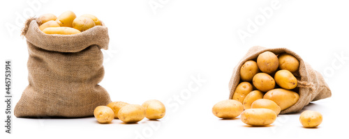 Kartoffeln im Jutesack