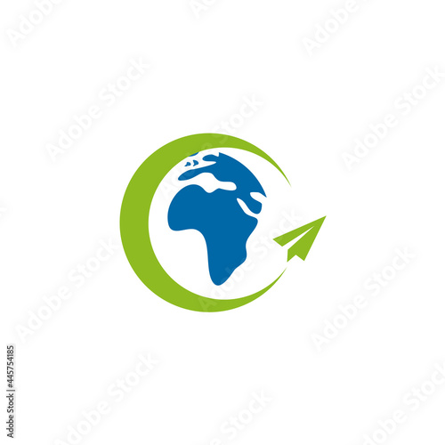 Travel company logo design template