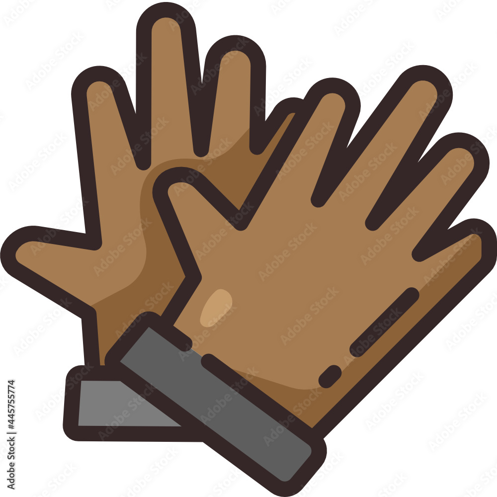 gloves line icon gloves line icon