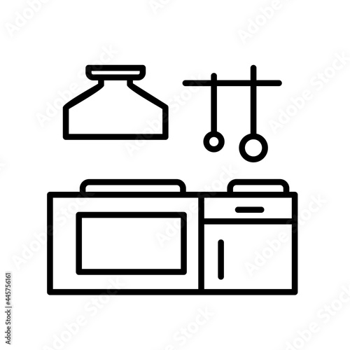 Kitchen Linear Vector Icon Design