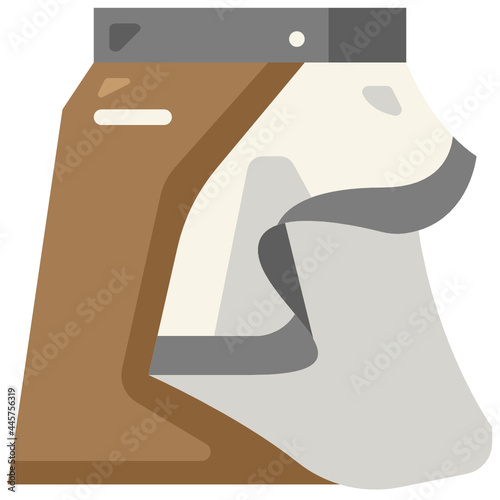 skirt flat icon