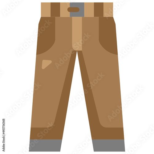 trousers flat icon