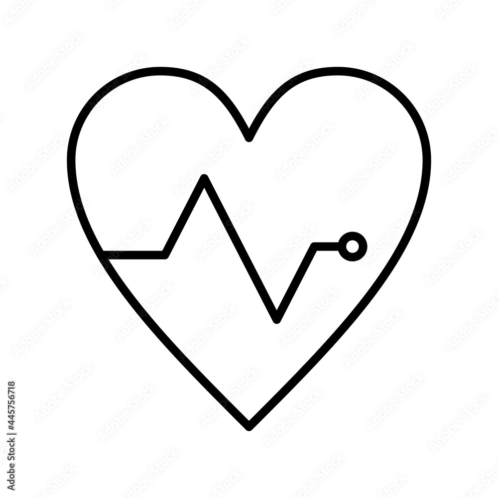 Heart Linear Vector Icon Design Heart Linear Vector Icon Design
