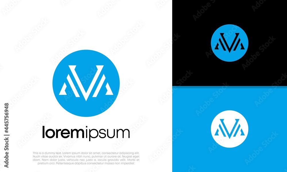 Abstract Initial logo vector. Initials M logo design. Innovative high tech logo template Abstract Initial logo vector. Initials M logo design. Innovative high tech logo template
