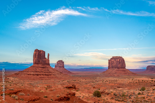 valley at sunset