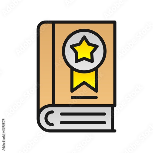 Bestseller Filled Gradient Vector Icon Design