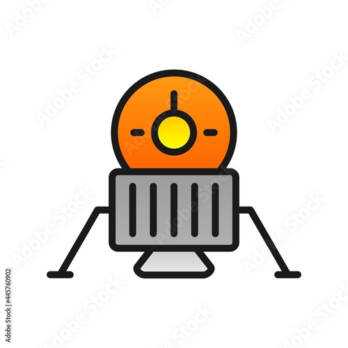  Lander Filled Gradient Vector Icon Design