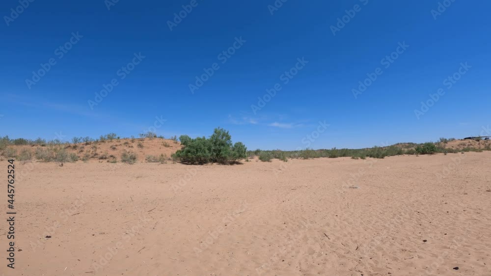 Aydarkol Lake and Kyzylkum Desert