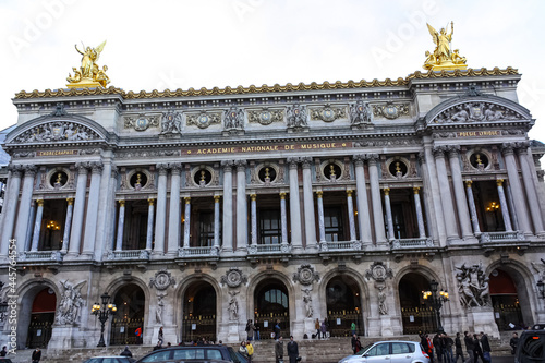 A view of the Paris opera house 