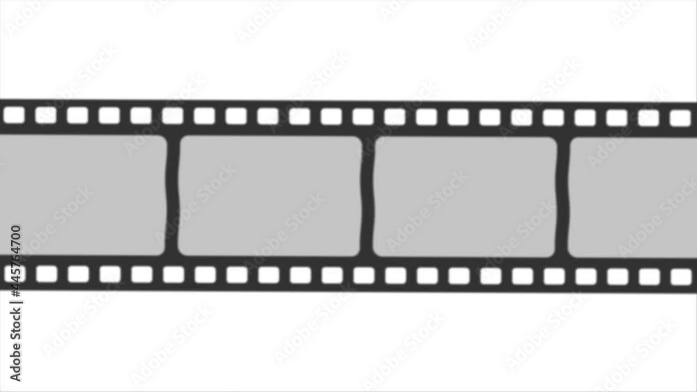 Animated cinema film strip. Film frame. 4k Animated cinema film strip. Film frame. 4k