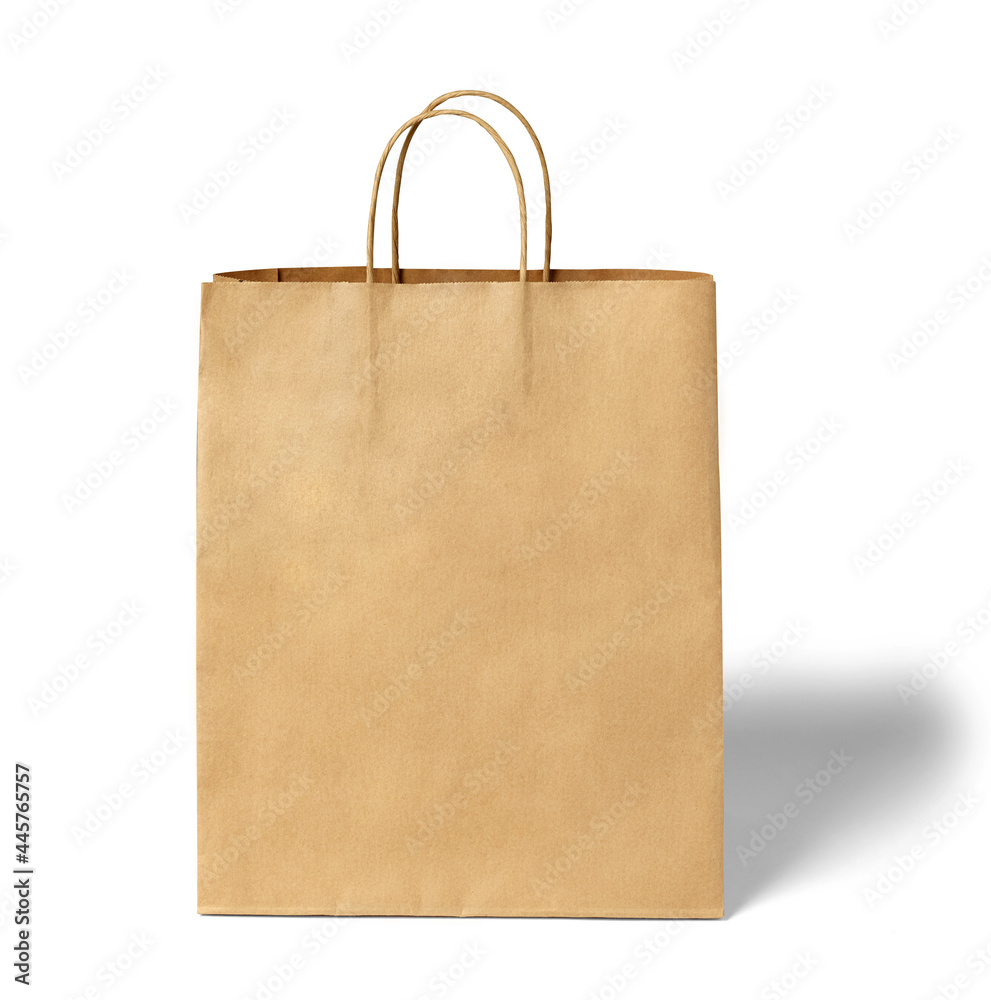 bag paper isolated package brown blank shopping paper bag retail container sale store gift shop design bag paper isolated package brown blank shopping paper bag retail container sale store gift shop design
