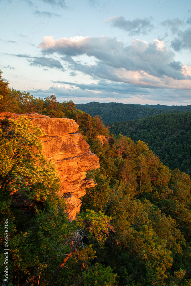 Golden Hour on Cliff Golden Hour on Cliff