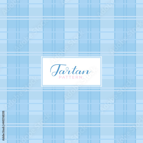 Tartan pattern with light blue colors