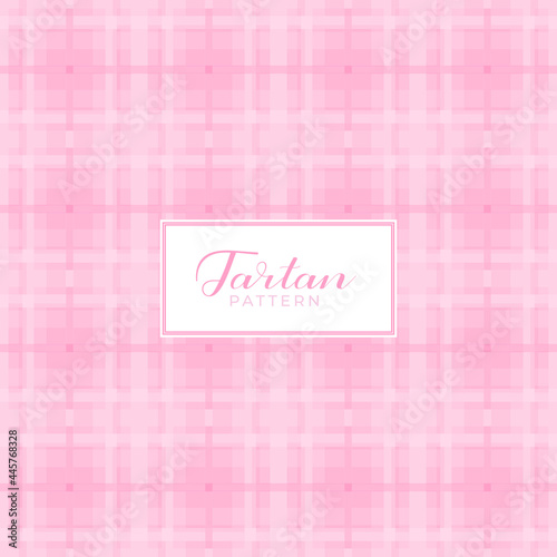 Tartan pattern with pink colors