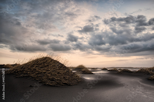 Fototapeta Naklejka Na Ścianę i Meble -  Sand dunes at Stokksnes