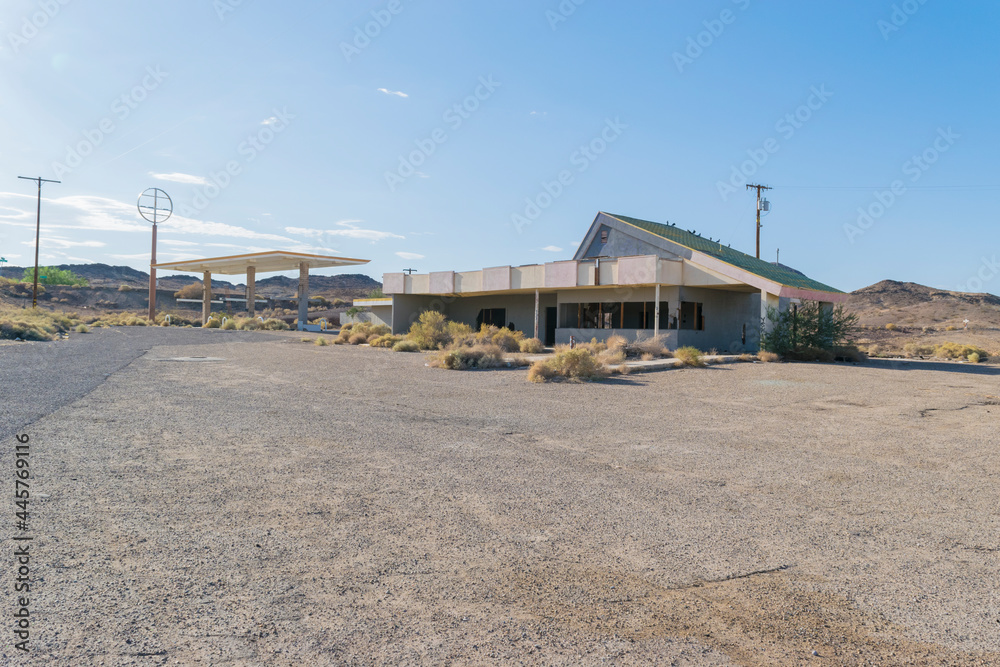 Abandoned Ruins In Mojave Desert on Public Land California Abandoned Ruins In Mojave Desert on Public Land California