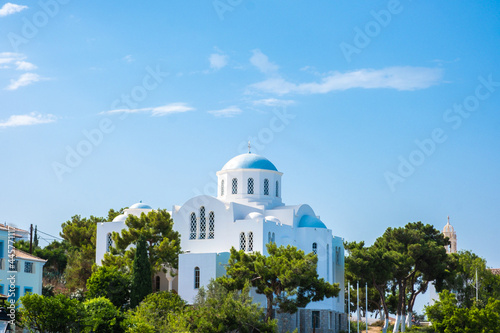 Church in the city of spetses
