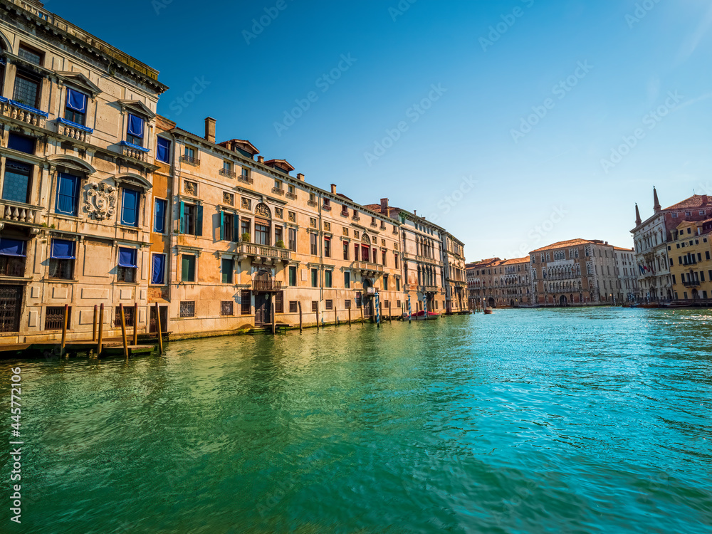 Venice City Shape with the grande water canal 