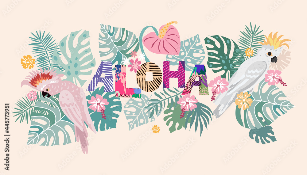 Fototapeta Aloha banner 1