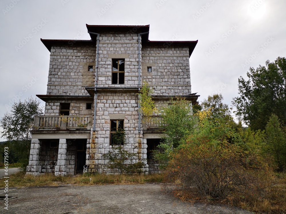 abandoned hotel Tara in serbia