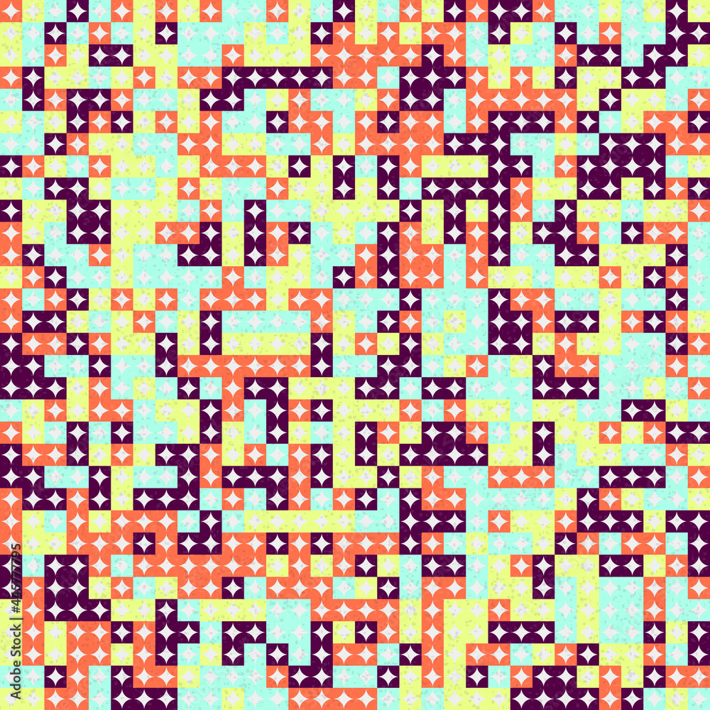 Abstract Geometric Pattern generative computational art illustration Abstract Geometric Pattern generative computational art illustration
