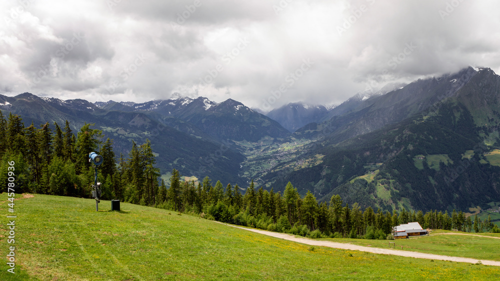 Blick ins Tal von Matrei, Österreich