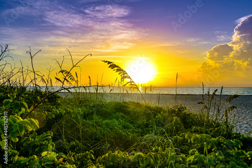 Bild auf Leinwand sunrise at the beach